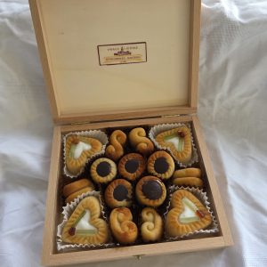 Königsberger Marzipan in der Holzkiste klein